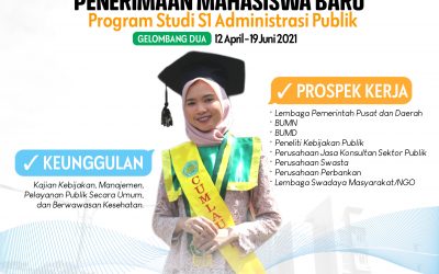 Penerimaan Calon Mahasiswa Baru Prodi Administrasi Publik UNISA Yogyakarta Gelombang 2