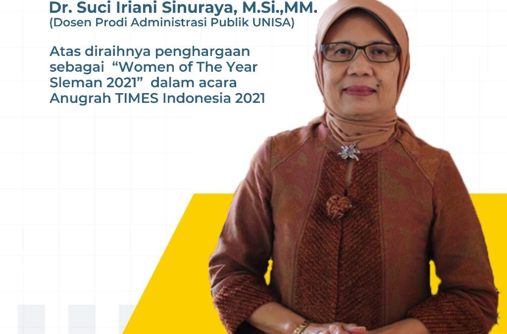 Dosen Prodi Meraih Penghargaan Sebagai “Women of The Year Sleman 2021”