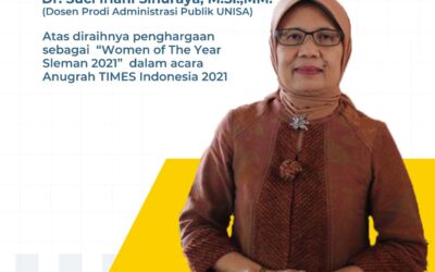 Dosen Prodi Meraih Penghargaan Sebagai “Women of The Year Sleman 2021”