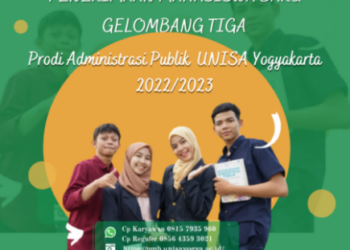 Rincian Biaya Kuliah Program Studi Administrasi Publik Gelombang 3 TA 2022/2023