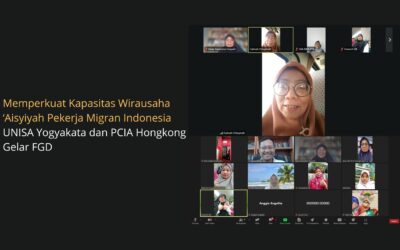 Dosen Administrasi Publik UNISA Yogyakarta Fasilitasi FGD Penguatan Kapasitas Wirausaha ‘Aisyiyah Pekerja Migran Indonesia