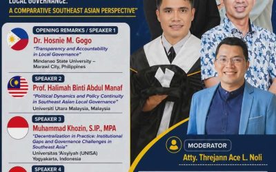 Akademisi Administrasi Publik UNISA Yogyakarta Jadi Pembicara International Webinar Tata Kelola Pemerintahan Asia Tenggara