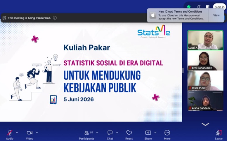 Statistik Sosial di Era Digital untuk Mendukung Kebijakan Publik, Mahasiswa Administrasi Publik UNISA Yogyakarta Dapat Wawasan dari Praktisi Data Nasional